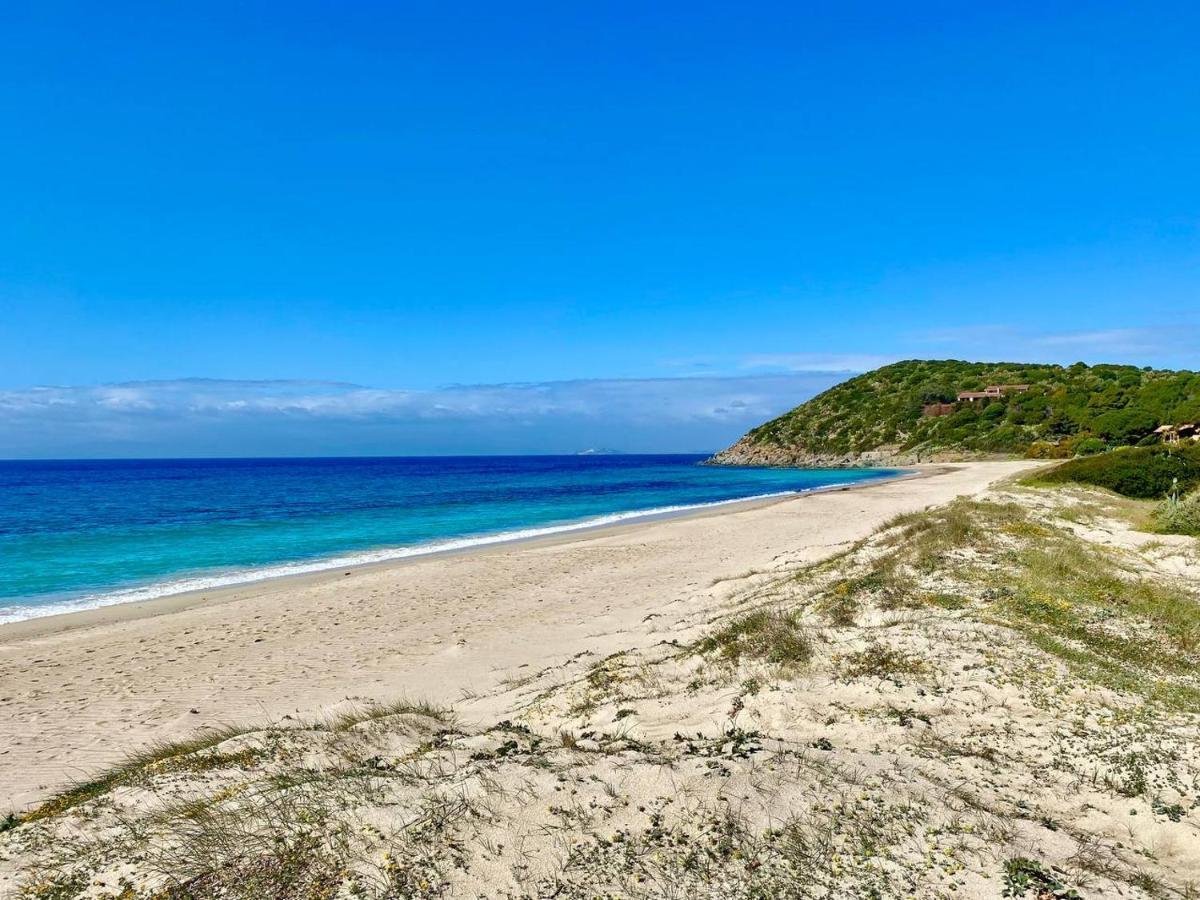 Ferienwohnung Beachfront House Geremeas Sardegna Exterior foto