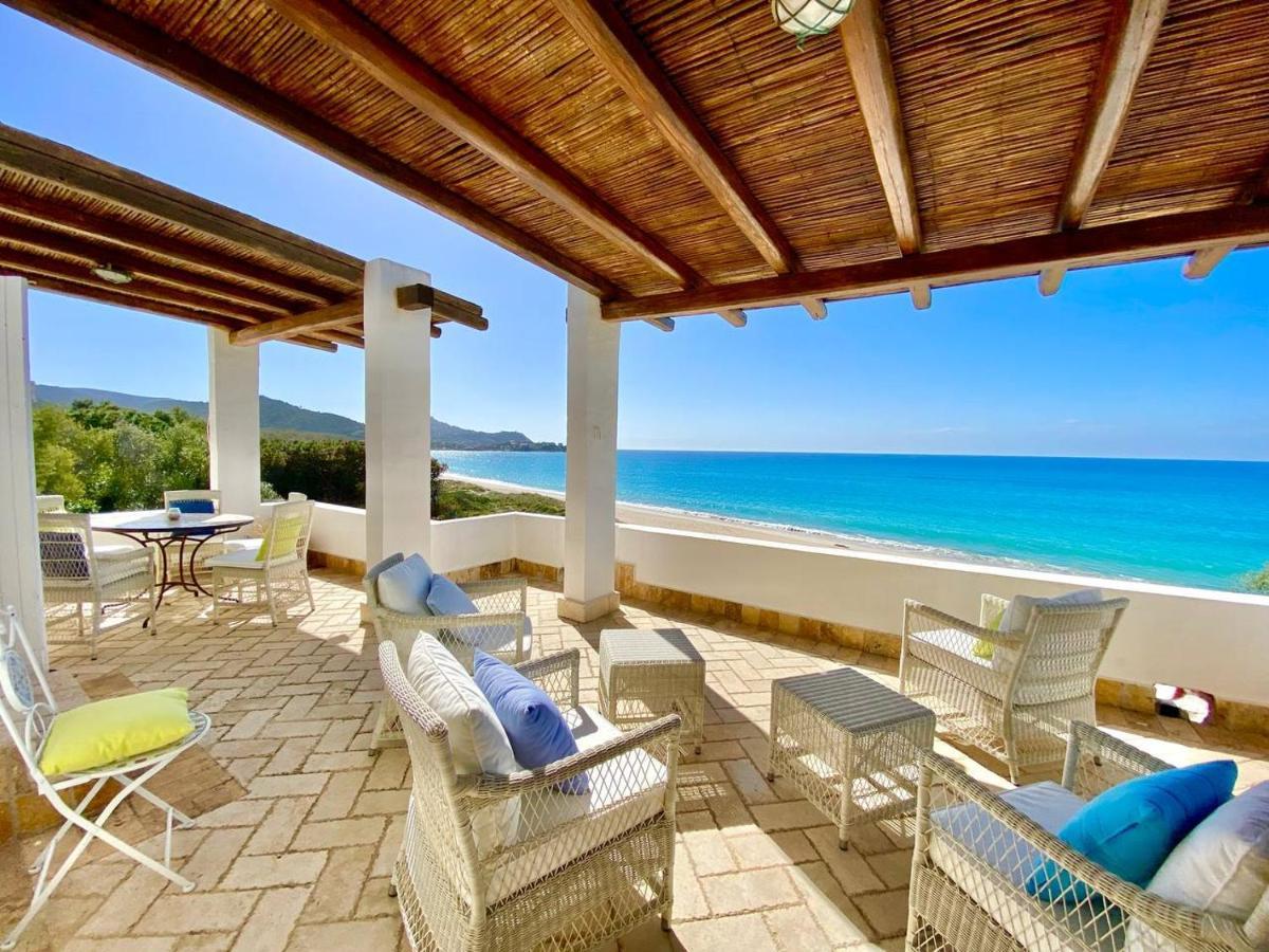 Ferienwohnung Beachfront House Geremeas Sardegna Exterior foto