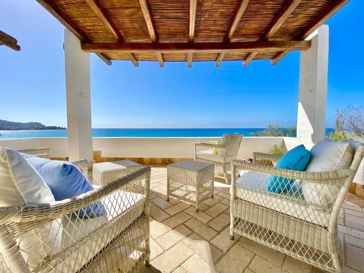 Ferienwohnung Beachfront House Geremeas Sardegna Exterior foto