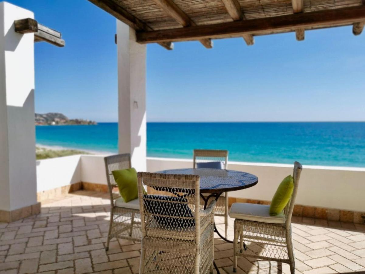 Ferienwohnung Beachfront House Geremeas Sardegna Exterior foto