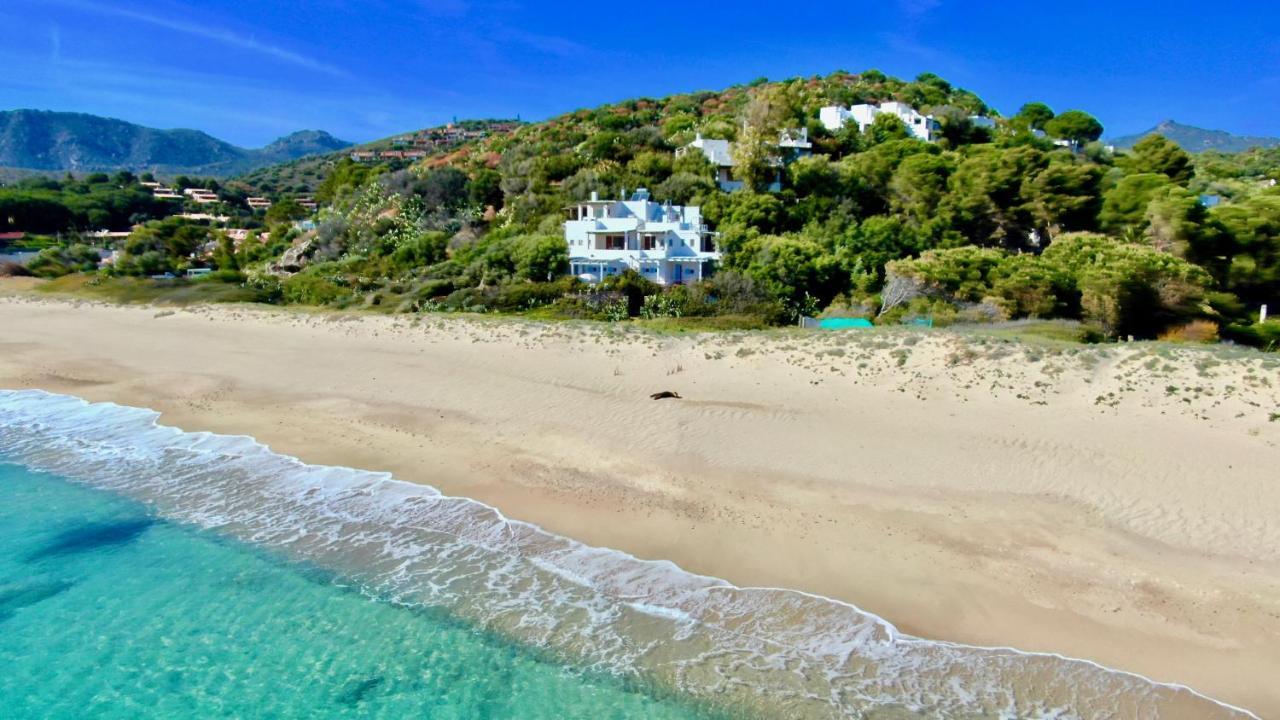 Ferienwohnung Beachfront House Geremeas Sardegna Exterior foto