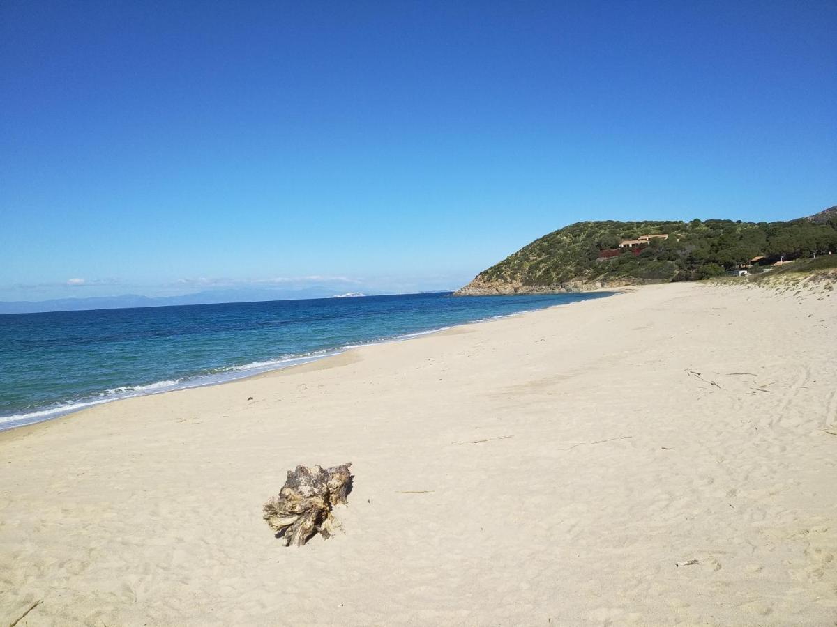 Ferienwohnung Beachfront House Geremeas Sardegna Exterior foto